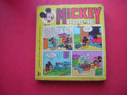 BD  PETIT FORMAT   MICKEY POCHE   MENSUEL   N° 44  1977 - Other & Unclassified