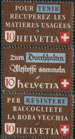 SW0196 Switzerland 1942 Recycling Waste 3v MNH - Unused Stamps