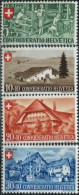 SW0215 Switzerland 1945 Textile Workers And Residential Buildings 4v MNH - Ungebraucht