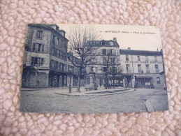 A278. CPA.  94. GENTILLY.  Place De La Fontaine.  Beau Plan Animé. écrite & Voyagée 1931 - Gentilly