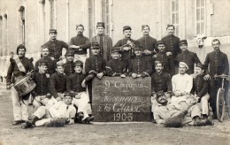 CPA 1376 - MILITARIA - Carte Photo Militaire - Soldats N° 81 Sur Les Cols  - SAINT - COME  Pour ESPALION - Personen