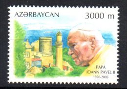 AZERBAIDJAN - PAPE - JEAN-PAUL II - A LA MEMOIRE DE JEAN-PAUL II - 2005 - - Azerbaïjan