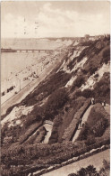 Vintage Sepia Postcard Zig Zag Path Bournemouth Dorset 1924 - Bournemouth (bis 1972)