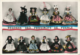 ENFANTS - Jolie Carte Fantaisie " POUPÉES DES PROVINCES DE FRANCE " - Collections, Lots & Séries