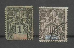 Guadeloupe N°27, 31 Cote 5 Euros - Used Stamps