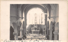 ¤¤  -   SILLERY   -  Carte-Photo  -  L'Intérieur De L´Eglise En Août 1915   -  Guerre 14-18   - ¤¤ - Sillery