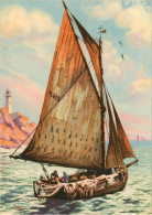 Bateaux De Pêche - Phares - Phare - Illustrateurs - Illustrateur M. Vivier  ? - Grand Format - état - Fishing Boats