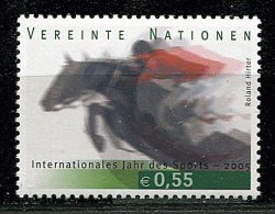 (cl 19 - P31) Nations Unies - Vienne ** N° 452  (ref. Michel Au Dos) - Equitation - - Neufs