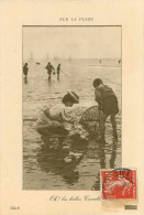 Métiers - Pêche - Pêcheurs - Femmes - Femme - Enfants - Bateaux De Pêche - Sur La Plage - Oh Les Belles Crevettes - état - Pêche