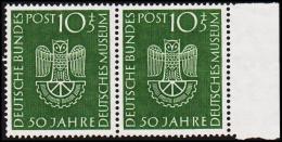 1953. Deutsches Museum. 10 + 5 Pf. Pair. (Michel: 163) - JF220009 - Altri & Non Classificati