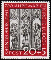 1951. Marienkirche Lübeck. 20 + 5 Pf. (Michel: 140) - JF220004 - Otros & Sin Clasificación