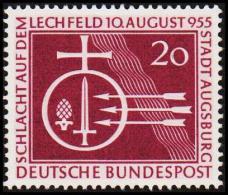 1955. Schlacht Auf Dem Lechfeld. 20 Pf. (Michel: 216) - JF220039 - Autres & Non Classés