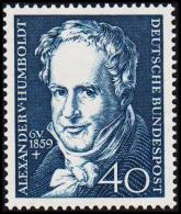 1959. A. Freiherr Von Humboldt. 40 Pf. (Michel: 309) - JF220076 - Altri & Non Classificati