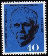  1960. George C. Marshall. 40 Pf. (Michel: 344) - JF220200 - Andere & Zonder Classificatie