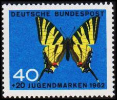 1962. Schmetterlinge. 40 + 20 Pf. (Michel: 379) - JF220305 - Otros & Sin Clasificación