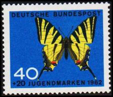 1962. Schmetterlinge. 40 + 20 Pf. (Michel: 379) - JF220308 - Sonstige & Ohne Zuordnung