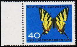 1962. Schmetterlinge. 40 + 20 Pf. (Michel: 379) - JF220304 - Sonstige & Ohne Zuordnung