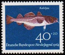 1964. Fische. 40 + 20 Pf. (Michel: 415) - JF220447 - Andere & Zonder Classificatie