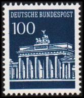 1966. Brandenburger Tor. 100 Pf. (Michel: 510) - JF220511 - Sonstige & Ohne Zuordnung