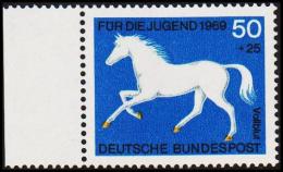 1969. Pferde. 30 + 15 Pf. (Michel: 580) - JF220697 - Andere & Zonder Classificatie