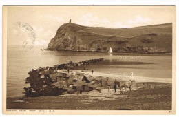 RB 1029 - 1933 Isle Of Man Postcard - Bradda Head - Port Erin Postmark - Insel Man
