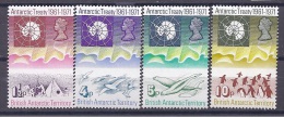 BritishAntarctica1971:Scott39-42mnh**(Michel39-42) - Nuevos