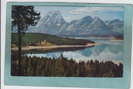 JACKSON  LAKE  AND  TETON  RANGE  -  1965 -  CARTE  PHOTO  - - Autres & Non Classés