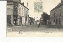 Egriselles  89    La Grande-Rue Animée -Attelage Et Epicerie - Egriselles Le Bocage