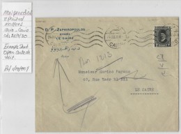 EGYPT 1930 Local COVER KING FUAD / FOUAD 2 Mills STAMP ON LETTER / LETTRE Printed Matters Back To Sender - Storia Postale