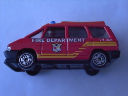 1 CAR AUTO - R-ESPACE-TSE GUISVAL MADE IN SPAIN FIRE DEPARTMENT VH-1542 - Jugetes Antiguos