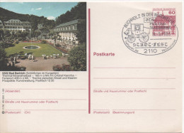 Nr. 3509, Ganzsache Deutsche Bundespost,  Bad Bertrich - Cartoline Illustrate - Usati