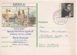 Nr. 3523, Ganzsache Deutsche Bundespost,  Stuttgart - Cartoline Illustrate - Usati
