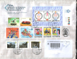 San Marino 2015 Busta FDC Con Emissioni EXPO 2015 - Europa - Stampa 3D - Architettura  Complete Set VFU - Usados