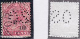 Australien South Australia Dienst Perfin OS - Used Stamps