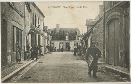 Clemont Sur Sauldre  Grande Rue  Edit Thiercelin Aubigny Sur Nère - Clémont