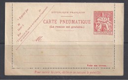 - Entier Carte Lettre Pneumatique N° 2606 ** - Cote : 70 € - Pneumatiques