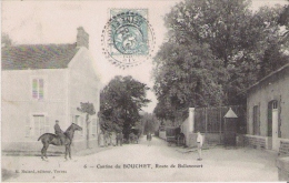 CANTINE DU BOUCHET 6 ROUTE DE BALLANCOURT 1904 (MILITAIRE SUR CHEVAL) - Vert-le-Petit