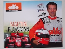 MARTIN PLOWMAN  INDYCAR 2014  AJ FOYT RACING - Car Racing - F1