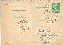 GERMANIA DDR - GERMANY - Deutschland - ALLEMAGNE - 1962 - 10 - Carte Postale - Postal Card - Intero Postale - Entier ... - Postkarten - Gebraucht