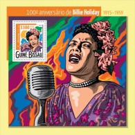 Guinea Bissau. 2015 Billie Holiday. (319b) - Singers