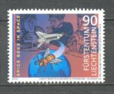 2002 LIECHTENSTEIN SPICE BEES IN SPACE - NASA PROJECT MICHEL: 1291 MNH ** - Neufs