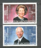 2002 LIECHTENSTEIN DEFINITIVES MICHEL: 1292-1293 MNH ** - Unused Stamps