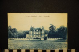 CP, 95, BOUFFEMONT Le Château N° 7 Voyagé En 1935 Ed Blaincourt - Bouffémont