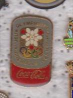 Pin's COCA COLA J O GRENOBLE 1968 - Coca-Cola