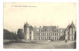 Cp, 79, Château D'Oiron, écrite - Autres & Non Classés