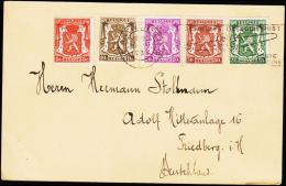 1937. 5, 10, 20, 30, 35 C ANTWERPEN 20 II 1937 POSTE AERIENNE. (Michel: 418+) - JF221073 - Other & Unclassified