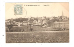 CPA  86 - Mirebeau En Poitou : Vue Générale : Champs- Maisons - Eglise ... - Mirebeau