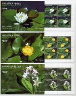 CROATIA 2006 Wetland Plants  Booklets Of 10 Stamps  MNH / **.  Michel 779-81 - Kroatien