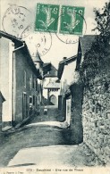 CPA 38 UNE RUE DE THEYS 1910 - Theys