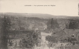 Cpa LORMES Vue Générale Prise De L´Eglise - Lormes